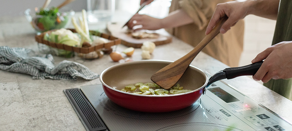 evercook　フライパンは火加減が大事