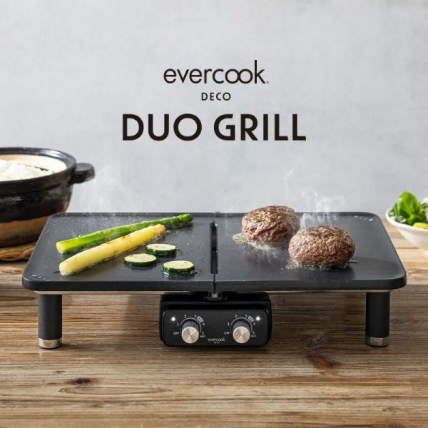新聞『日経MJ』(2024年9月25日発売)で「evercook DECO DUO GRILL」が紹介されました。